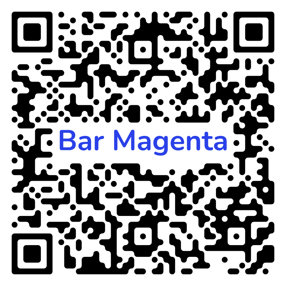 Bar Magenta QRcode